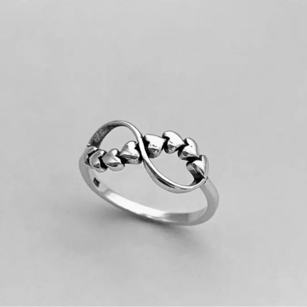 🆕️ Best!! Infinity hearts ring